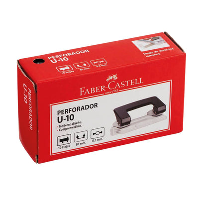 Perforador Metal U10 10H. Faber Castell