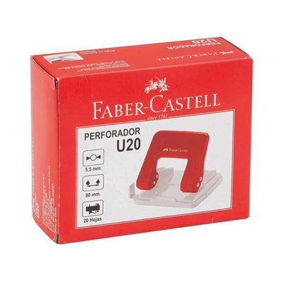 Perforador Metal U20 20H. Faber Castell