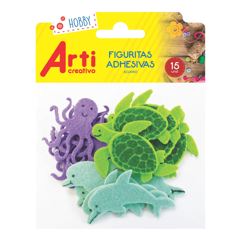 Figuras Adhesivas Acuario X15 Arti