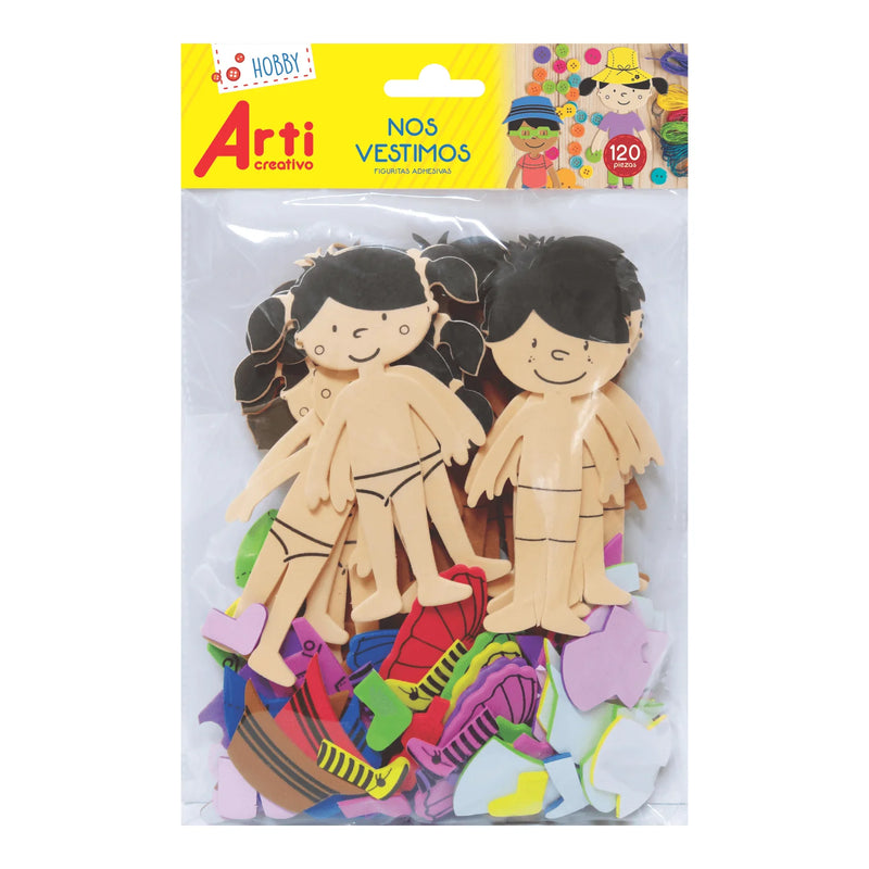 Figuras Adhesivas para Vestir X120 Arti