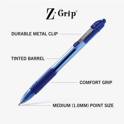 Bolígrafo Retráctil Z-Grip Zebra