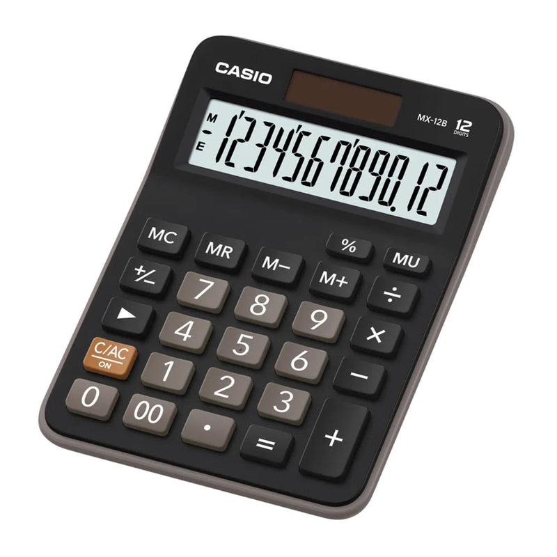 Calculadora 12 Dígitos MX-12B-BK Casio