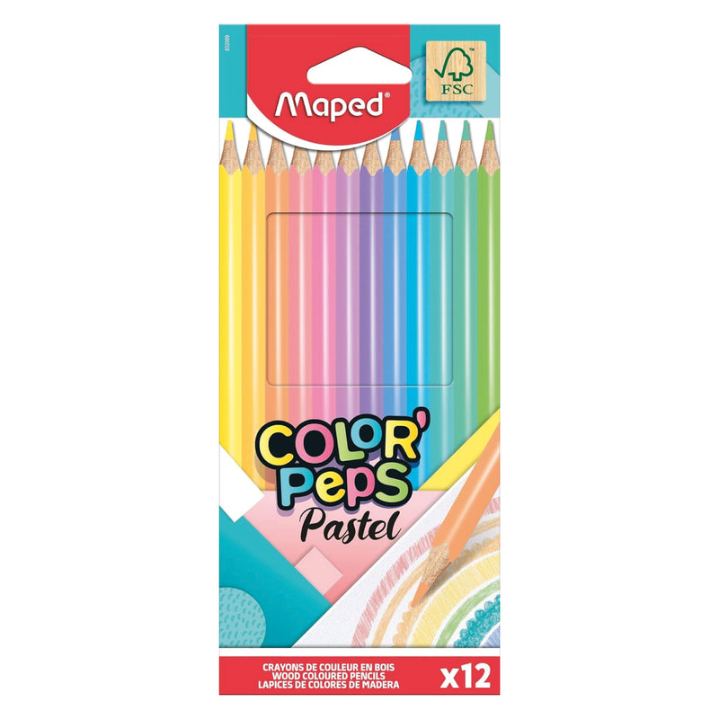 Colores Pastel X12 Maped