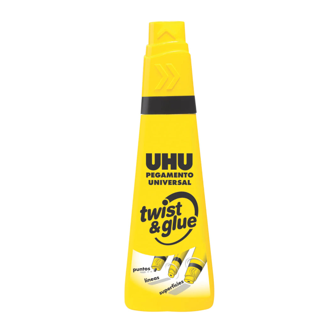 PEGAMENTO UNIVERSAL UHU TWIST & GLUE X 90 ML. – Tienda UTIL