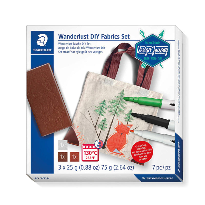 Set De Arte En Bolsa De Tela Wanderlust Staedtler