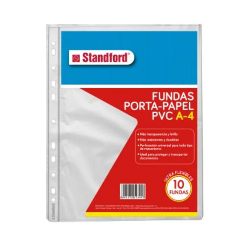 Micas Portapapel A4 Paquete X10 Standford