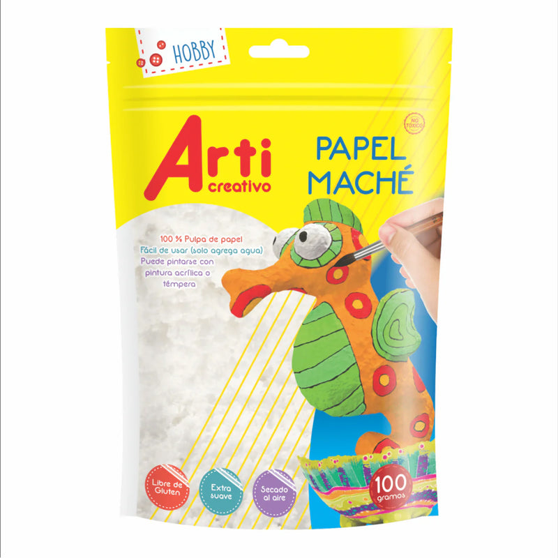 Papel Mache X100 gr. Arti