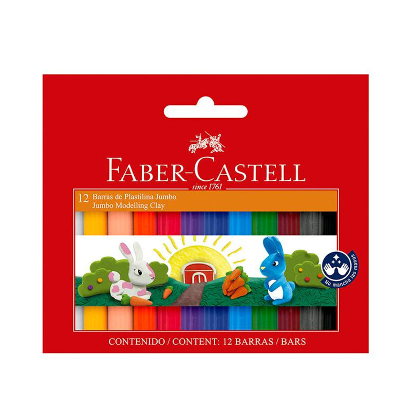 Plastilina X12 Jumbo Faber Castell