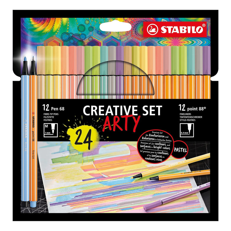 Fine Pen Sta Point 88 Creative Set Arty X24 Stabilo