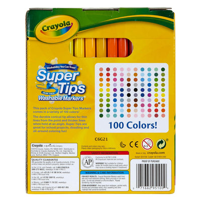 Plumones SuperTips X100 Crayola