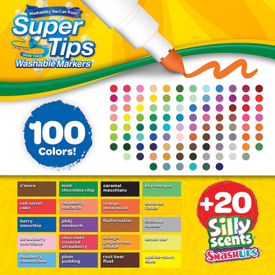 Plumones SuperTips X100+20 Crayola