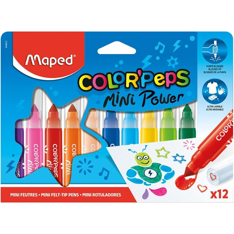 Plumones Color’Peps Mini Jumbo X12 Maped