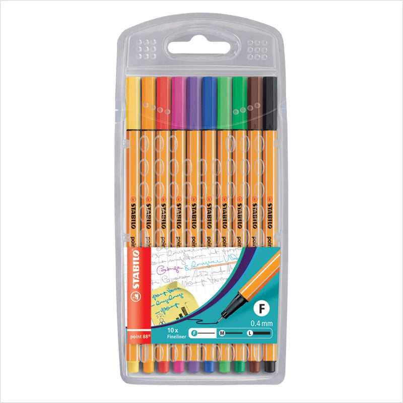 Fine Pen Sta Point 88 Estuche X10 Stabilo