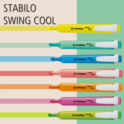 Resaltador Swing Cool Estuche X8 Stabilo