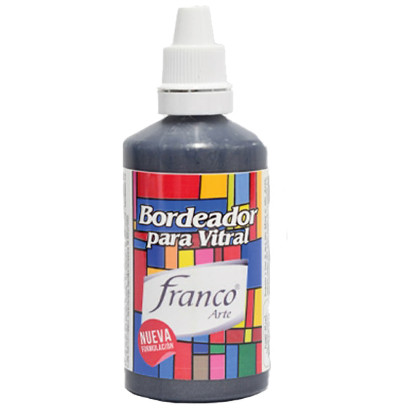 Bordeador para Vitral 60 ml. Plomo Franco