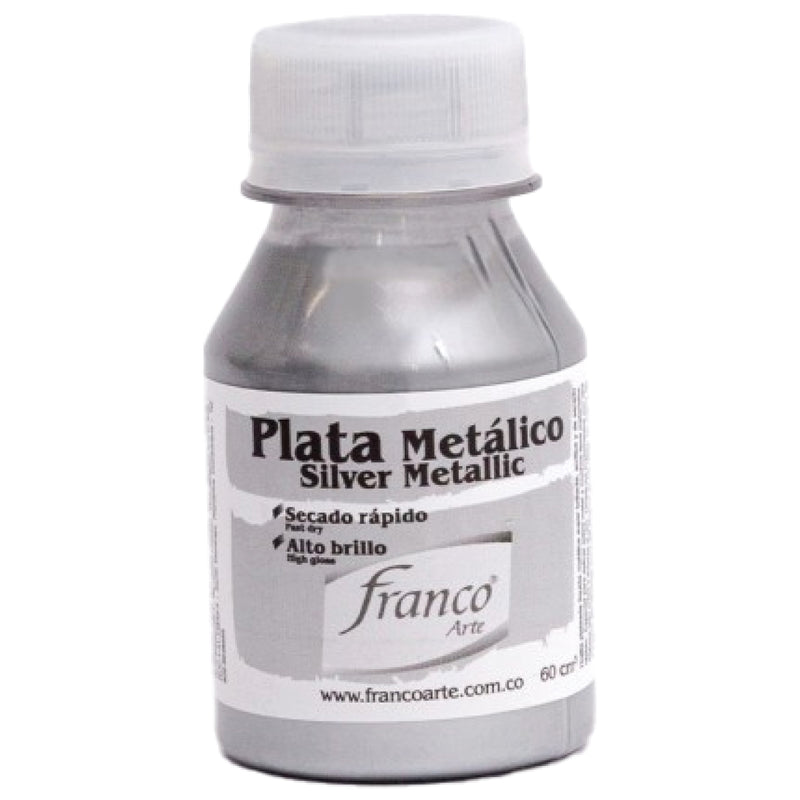 Plata Metálico 60 ml. Franco