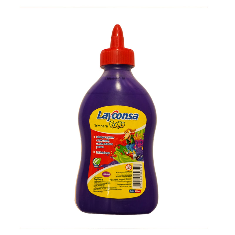 Tempera con Aplicador 250 ml. Layconsa