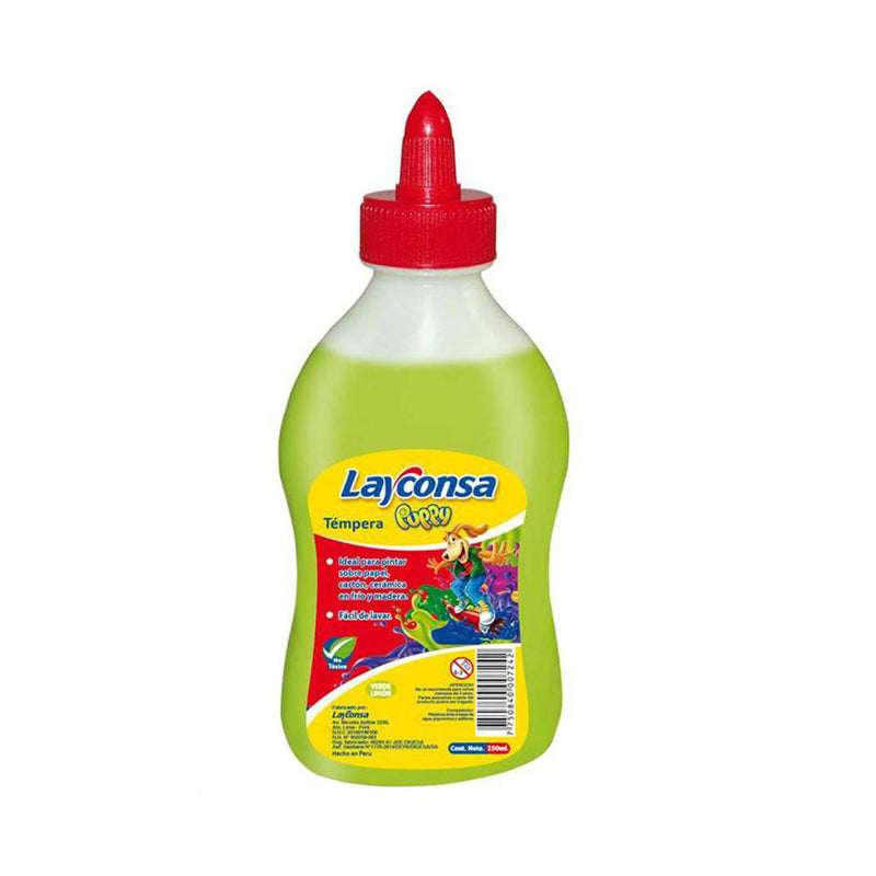 Tempera con Aplicador 250 ml. Layconsa