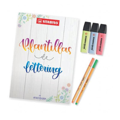 Plantilla de Lettering Set (3 Boss+ 2 Point 88) Stabilo