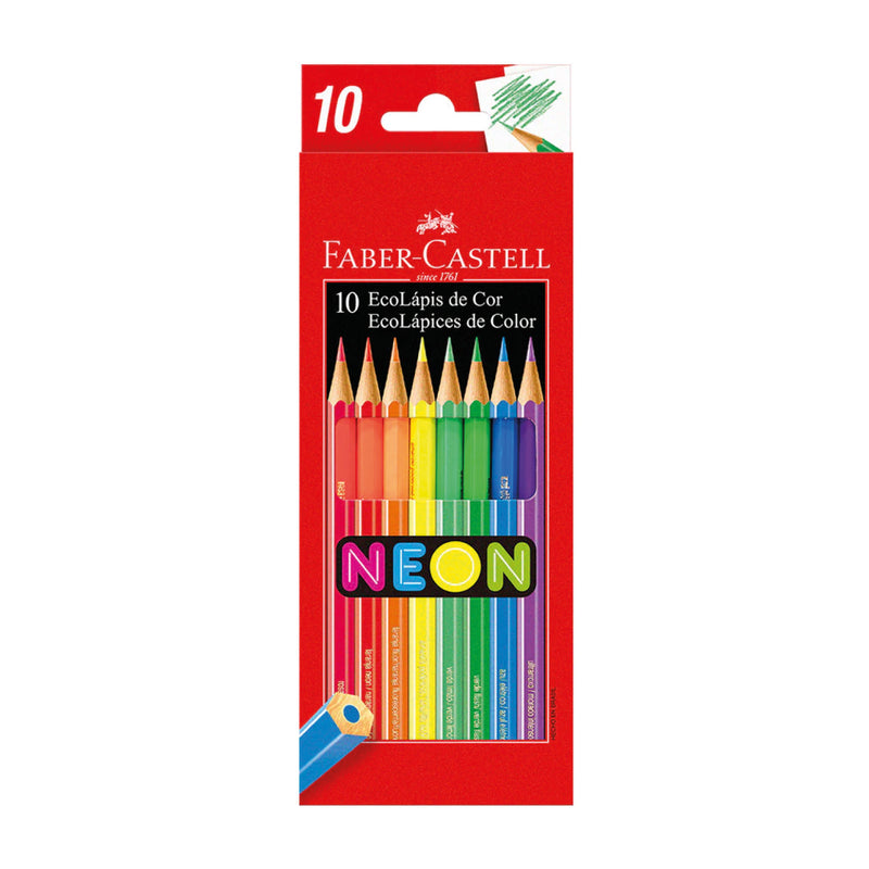 Colores X10 Neón Faber Castell