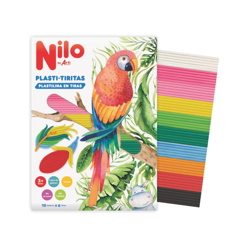 Plastilinas Tiritas X10 Nilo