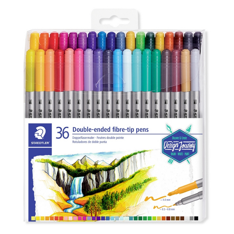 Plumones Punta Conica D/Punta X36 Staedtler