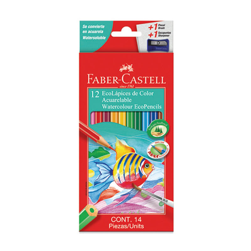 Colores Acuarelables X12 Faber Castell