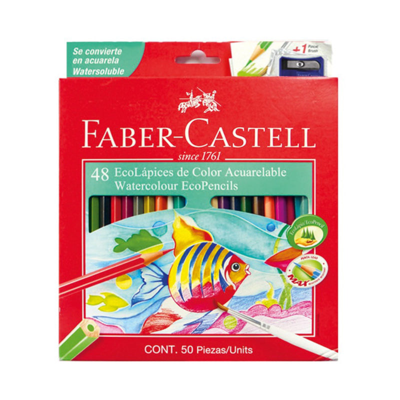 Colores Acuarelables X48 Faber Castell