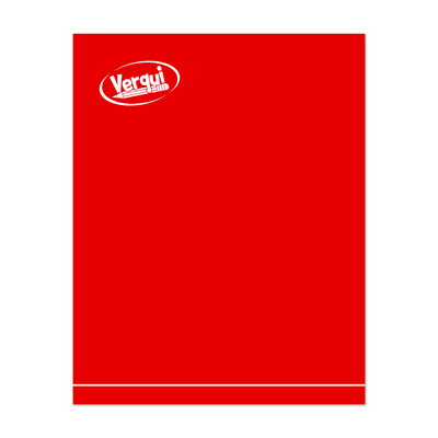 Cuaderno Escolar Triple Reglón Marco Rojo