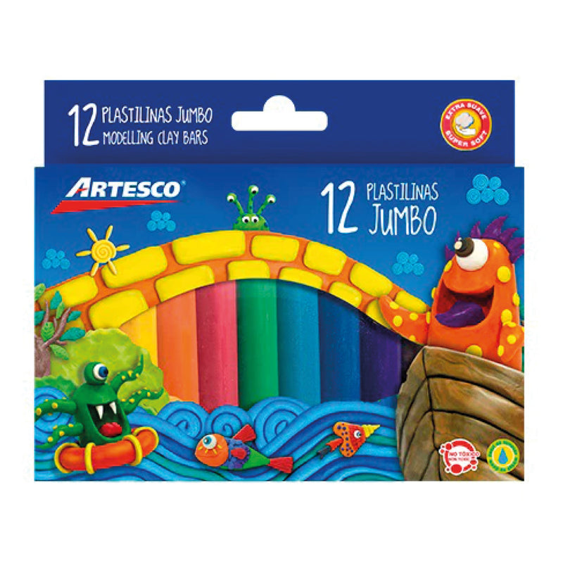 Plastilina Jumbo X12 Artesco