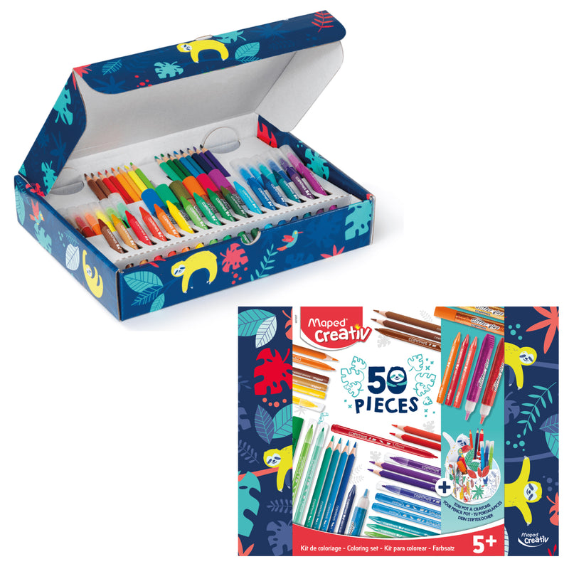 Set Para Colorear 50 Piezas Maped