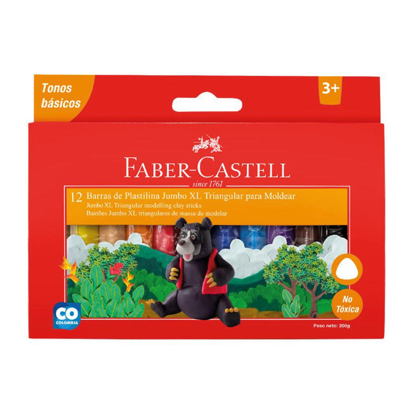 Plastilina Jumbo XL X12 Faber Castell